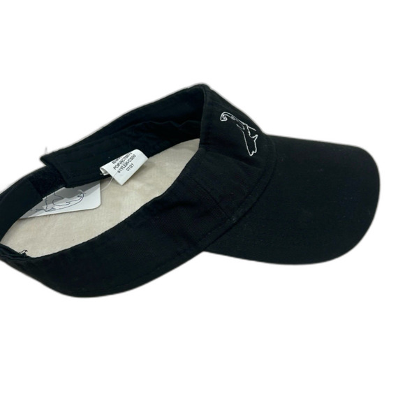 Cape Shark Visor Hat Women's Adjustable Strap Color Black - Picture 3 of 9